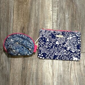 Lilly Pulitzer Collab with Target upstream makeup bag set